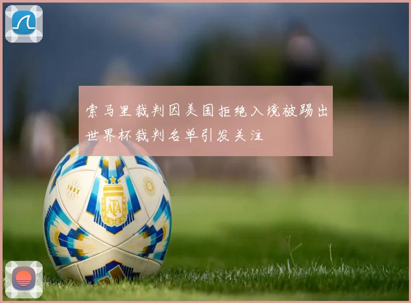 索马里裁判因美国拒绝入境被踢出世界杯裁判名单引发关注